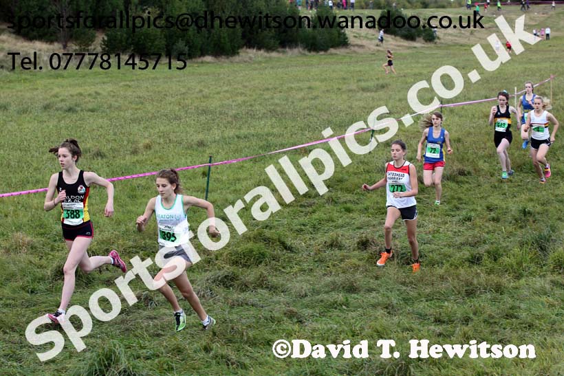 Womens under-17s and under-20s, North East Harrier League, Cramlington. Photo: David T. Hewitson/Sports for All Pics